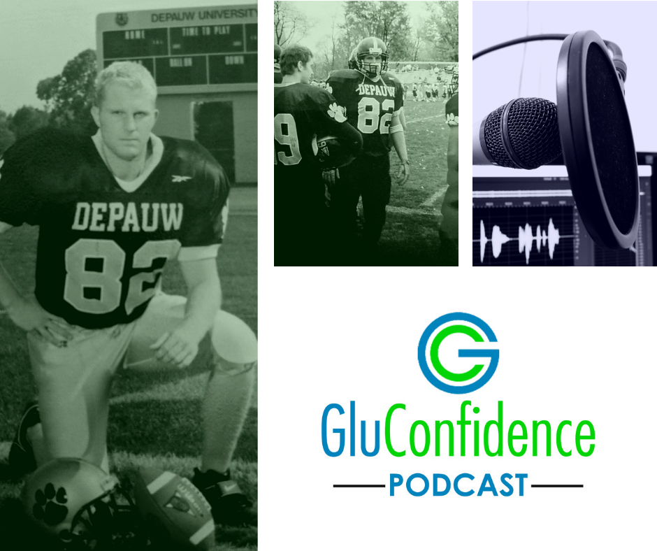 college football athlete phil crow with type-1 diabetes